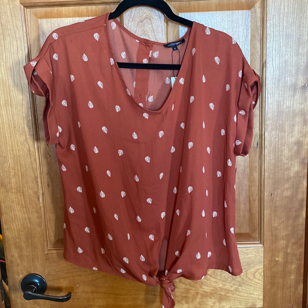 New with Tags Papermoon shirt size Lg